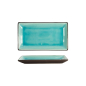 Preview: Tokyo Design Studio Sushi-Platte Glassy Turquoise, 21,5 × 12,7 cm