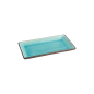 Preview: Sushi-Platte Glassy Turquoise, 21,5 × 12,7 cm, Art.-Nr. 8167