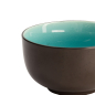 Preview: TDS, Glass Bowl, Turquoise, Ø 13x7.5cm, 360ml, Item No. 8170