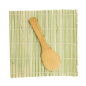 Preview: TDS, Sushi  Bambusmatte mit Reis-Spatel Shimoji, Kitchenware, 24 cm x 24 cm, Art.-Nr. 8318