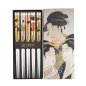 Preview: TDS, Chopstick Set, Geisha, 5 pair, 22,5 cm, Item No. 8445