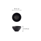Preview: Schale Schwarz, Melamin, Ø 11 cm, 250 ml, Art.-Nr. 8551