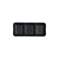 Preview: Saucenschale Schwarz, Melamin, 19,6 × 8,4 × 2,7 cm, Art.-Nr. 8552