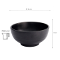 Preview: TDS, Bowl, Melamine, Ø 16x8cm, 700ml, Item No. 8555