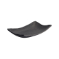 Preview: Sushi-Platte Zen Schwarz, Melamin, 26,4 × 16,5 × 4,5 cm, Art.-Nr. 8557