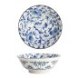 Preview: Tokyo Design Studio Ramenschale Mixed Bowls Bellflower Blau/Weiß, Porzellan, Ø 19,8 × 7,5 cm, 1,1 l