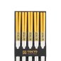 Preview: TDS, Chopstick Set, Bamboo Gold/white, 5 pair, Item No. 14698