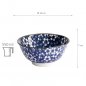 Preview: TDS, Schale, Tokyo Blue, Mixed Bowls, Sakura, Ø 15 x 7 cm, 550 ml - Art Nr. 15425