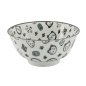 Preview: TDS, Bowl, Kawaii Lucky Cat, Neko, Black, Ø 14.8 x 7 cm 500 ml - Item No. 15426