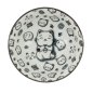 Preview: TDS, Bowl, Kawaii Lucky Cat, Neko, Black, Ø 14.8 x 7 cm 500 ml - Item No. 15426