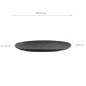 Preview: TDS, Plate, Onyx Noir, 28,5 cm x 14 cm, Item No. 15547