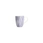 Preview: Tasse Nippon Blue Lines Blau/Weiß, Porzellan, Ø 8,5 × 10,2 cm, 380 ml, Art.-Nr. 15627