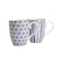 Preview: Tassen-Set Nippon Blue Blau/Weiß, 2-tlg., Porzellan, Ø 8,5 × 10,2 cm, 380 ml, Art.-Nr. 15650
