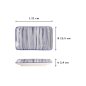 Preview: Sushi Plate Nippon Blue Lines Blue/White, Porcelain, 21 × 13.5 cm, Item No. 15986