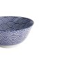 Preview: Tayo-Schale Nippon Blue Waves Blau/Weiß, Porzellan, Ø 15,2 × 6,7 cm, 500 ml, Art.-Nr. 16006