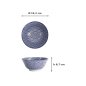 Preview: Tayo-Schale Nippon Blue Waves Blau/Weiß, Porzellan, Ø 15,2 × 6,7 cm, 500 ml, Art.-Nr. 16006