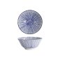 Preview: Tokyo Design Studio Tayo-Schale Nippon Blue Lines Blau/Weiß, Porzellan, Ø 15,2 × 6,7 cm, 500 ml