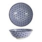 Preview: Tokyo Design Studio Ramen Bowl Soba Nippon Blue Stars Blue/White, Porcelain, Ø 21 × 7.8 cm, 1 l