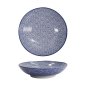 Preview: Tokyo Design Studio Pasta Plate Nippon Blue Dots Blue/White, Porcelain, Ø 21 × 5.2 cm