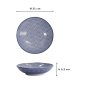 Preview: Pasta Plate Nippon Blue Dots Blue/White, Porcelain, Ø 21 × 5.2 cm, Item No. 16028