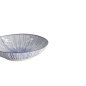 Preview: Pasta Plate Nippon Blue Lines Blue/White, Porcelain, Ø 21 × 5.2 cm, Item No. 16030