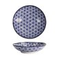 Preview: Tokyo Design Studio Pasta Plate Nippon Blue Stars Blue/White, Porcelain, Ø 21 × 5.2 cm