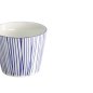 Preview: Tea Cup Nippon Blue Lines Blue/White, Porcelain, Ø 8.3 × 6.5 cm, 180 ml, Item No. 16036
