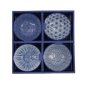 Preview: Reisschalen-Set Nippon Blue (Blau/Weiß), 4-tlg., Porzellan, Ø 12 × 6,4 cm, 300 ml, Art.-Nr. 16040