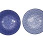 Preview: Tayo-Schalen-Set Nippon Blue Dots & Waves Blau/Weiß, Porzellan, Ø 15,2 × 6,7 cm, 500 ml, Art.-Nr. 16041
