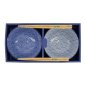 Preview: Tayo-Schalen-Set Nippon Blue Dots & Waves Blau/Weiß, Porzellan, Ø 15,2 × 6,7 cm, 500 ml, Art.-Nr. 16041