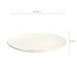 Preview: TDS, Plate, Nippon White, Lines, Ø 30 cm - Item No. 16419