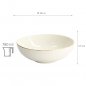 Preview: TDS, Schale, Nippon White, Lines, Ø 19 x 5,5 cm - Art Nr: 16427