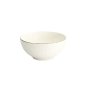 Preview: Rice Bowl Nippon White Lines White/Gold, Porcelain, Ø 15 × 7 cm, 550 ml, Item No. 16451