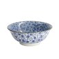 Preview: TDS, Ramen-Schale, Hana Blue Mixed Bowls, Ø 20,5 x 8 cm 1200 ml, Karakusa, Art Nr. 16539
