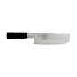 Preview: Nakiri-Messer (Gemüsemesser) im Hammerschlag-Stil, Edelstahl, Klinge 16,5 cm
