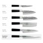 Preview: Sashimi-Messer (Filetiermesser) im Hammerschlag-Stil, Edelstahl, Klinge 21 cm, Art.-Nr. 16603