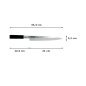 Preview: Sashimi-Messer (Filetiermesser) im Hammerschlag-Stil, Edelstahl, Klinge 21 cm, Art.-Nr. 16603
