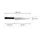Preview: Sashimi-Messer (Filetiermesser) im Hammerschlag-Stil, Edelstahl, Klinge 21 cm, Art.-Nr. 16609