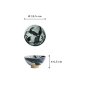 Preview: Bowl Kawaii Ohira Whale Blue/White, Porcelain, Ø 12.5 × 6.5 cm, 300 ml, Item No. 16910