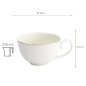 Preview: TDS, Tasse, Nippon White, Stripes, Ø 10 x 6,2 cm 250 ml, Art.-Nr. 16956