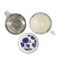 Preview: Tasse Flora Japonica Ivy Blau in Geschenkbox, Porzellan, 380 ml, Art.-Nr. 16979