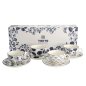 Preview: Tassen-Set mit Untertassen Flora Japonica Blau in Geschenkbox, 8-tlg., Porzellan, 250 ml, Art.-Nr. 16980