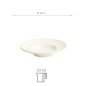 Preview: TDS, Pasta Plate, Nippon White, Stars, Ø 13 cm 50 ml - Item No. 17274