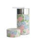 Preview: TDS, Tee Container S.S., 7.4x15.5cm, 200gr, Blumen/Silber, Artikel Nr.: 17315