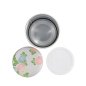 Preview: TDS, Tee Container S.S., 7.4x15.5cm, 200gr, Blumen/Silber, Artikel Nr.: 17315