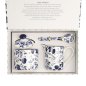 Preview: TDS, Milchkännchen & Zuckerdose mit Löffel Flora Japonica Blau/Weiß, Porzellan, 150 ml, Art.-Nr. 17454
