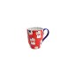 Preview: Tasse Kawaii Lucky Cat Classic Rot in Geschenkbox, Porzellan, Ø 8,5 × 10,2 cm, 380 ml, Art.-Nr. 17628