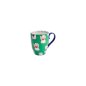 Preview: Tasse Kawaii Lucky Cat Classic Grün in Geschenkbox, Porzellan, Ø 8,5 × 10,2 cm, 380 ml, Art.-Nr. 17729