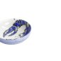 Preview: Saucenschale Seafood Krabbe Blau, Porzellan, Ø 9,5 × 3 cm, 150 ml, Art.-Nr. 17771