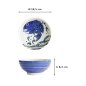Preview: Nudelschale Seafood Snapper Blau, Porzellan, Ø 18,5 × 8,2 cm, 1,2 l, Art.-Nr. 17792